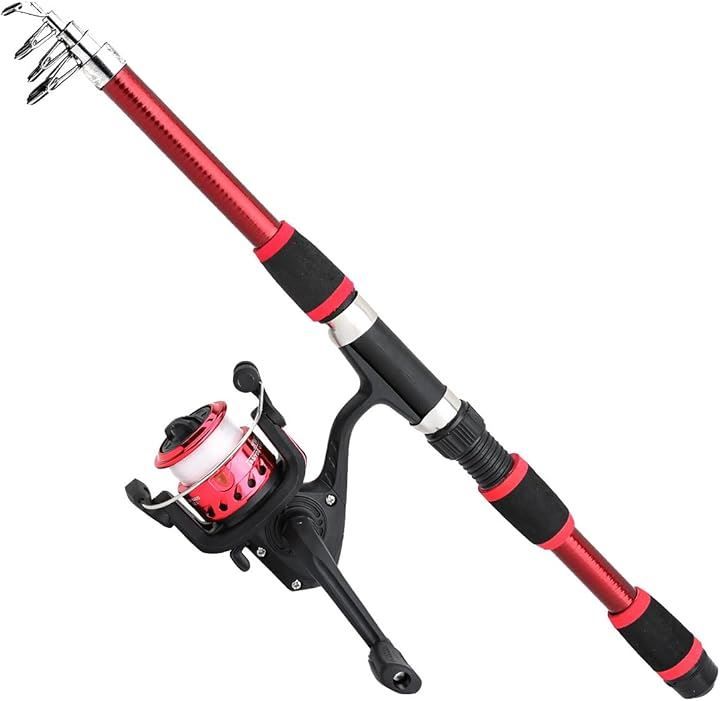 VORZIP 釣りセット 初心者 釣り道具 伸縮式釣竿2本＋スピニングリール2