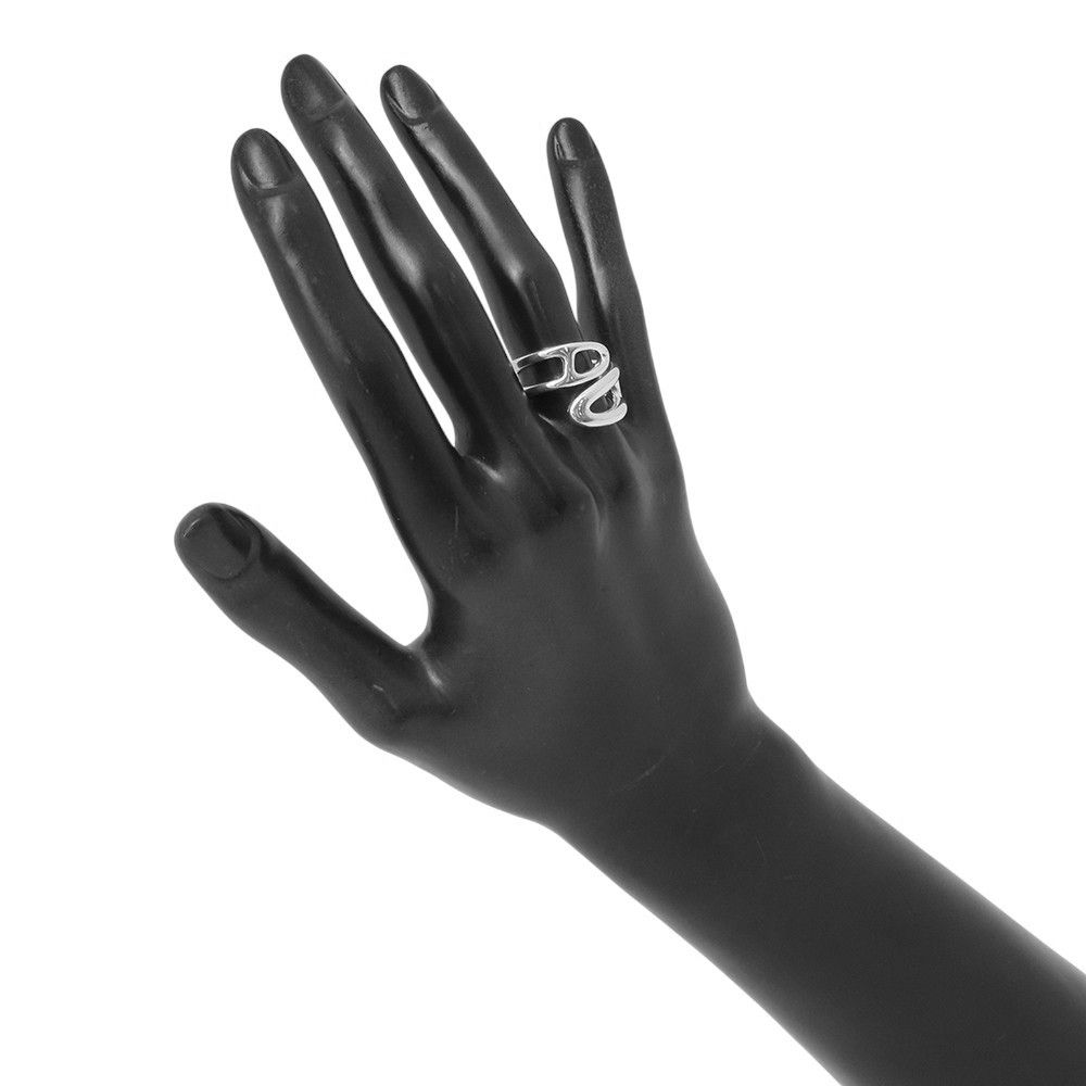 エルメス リング シェーヌダンクル ツイスト パンクPM SV925シルバー