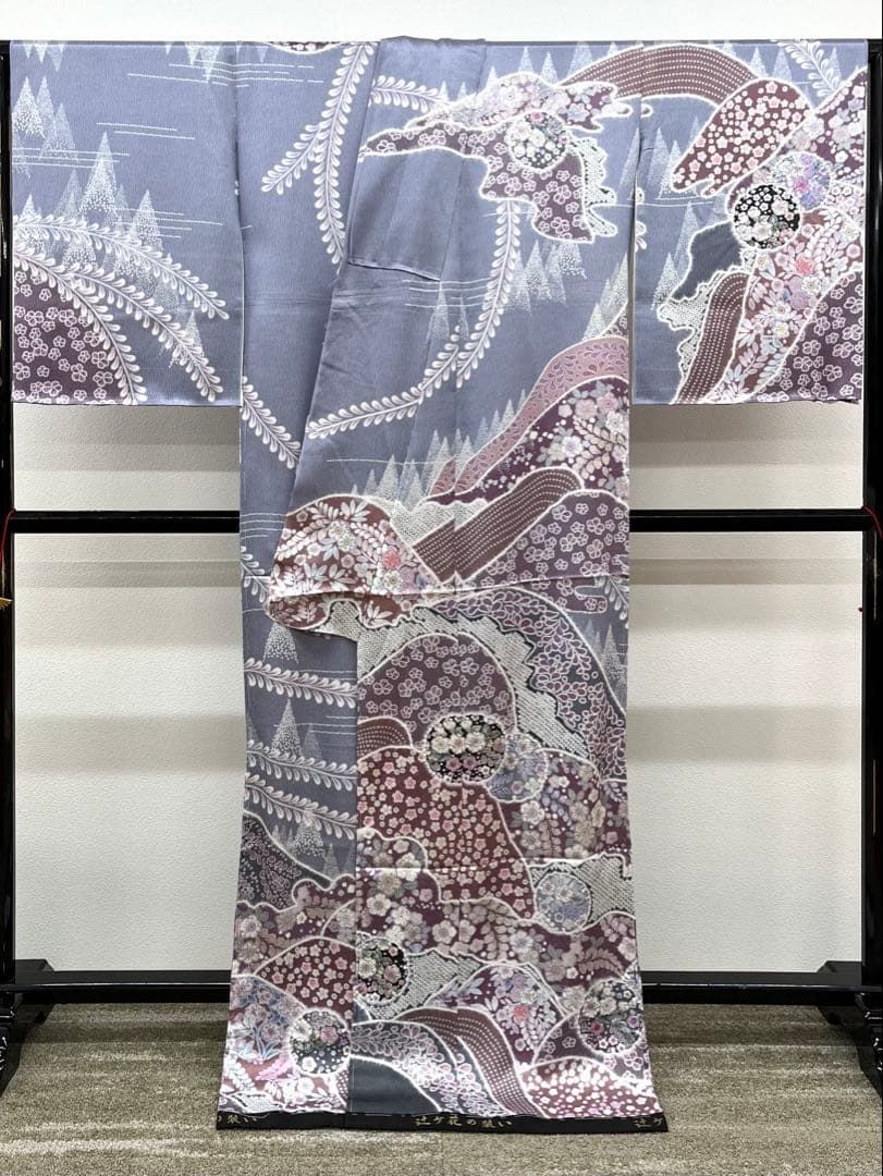 辻ヶ花の装い 仮絵羽 訪問着 未仕立て品 正絹 八掛付き B022 【公式通販】