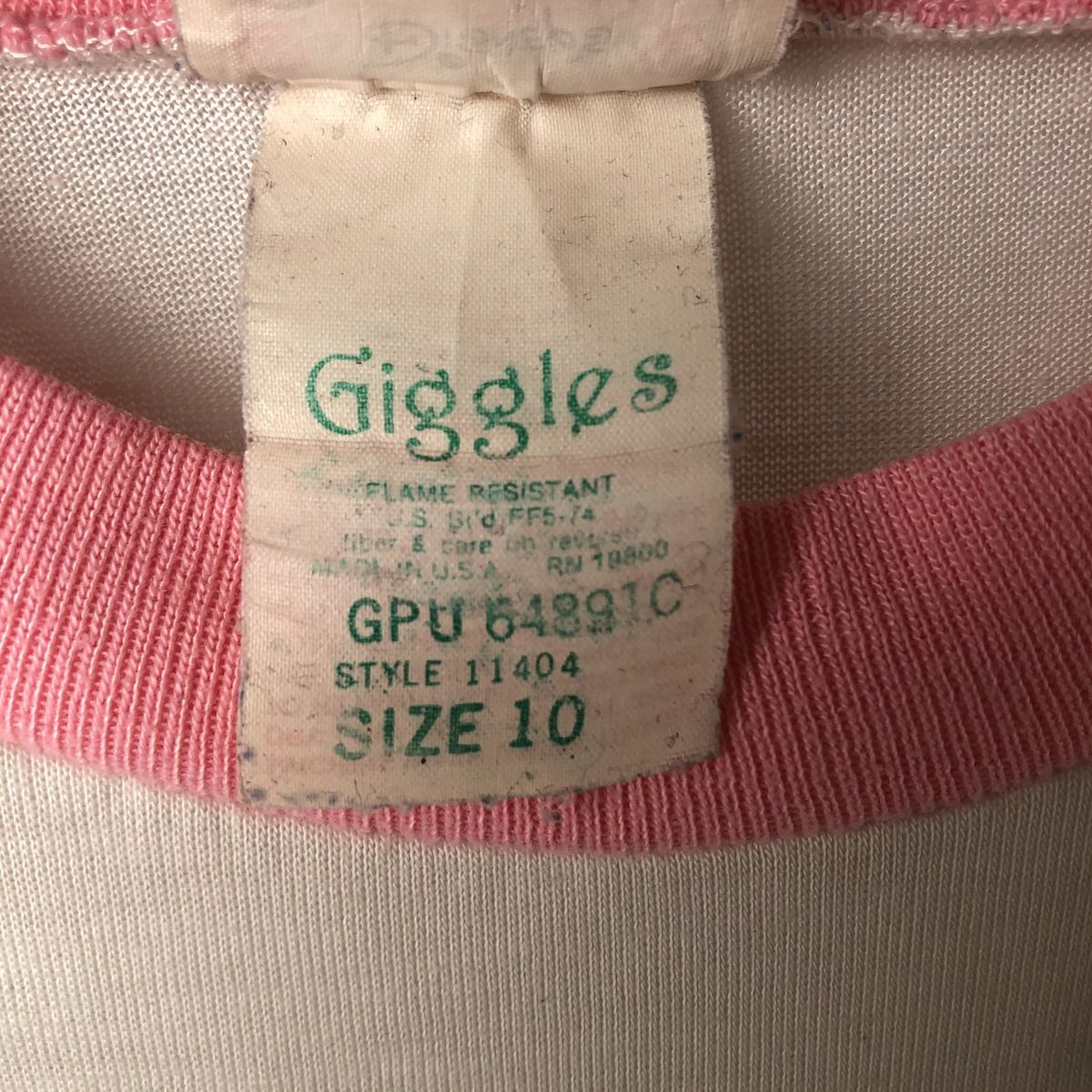 古着 90年代 GIGGLES BEAUTY AND THE BEAST 美女と野獣 大判プリント