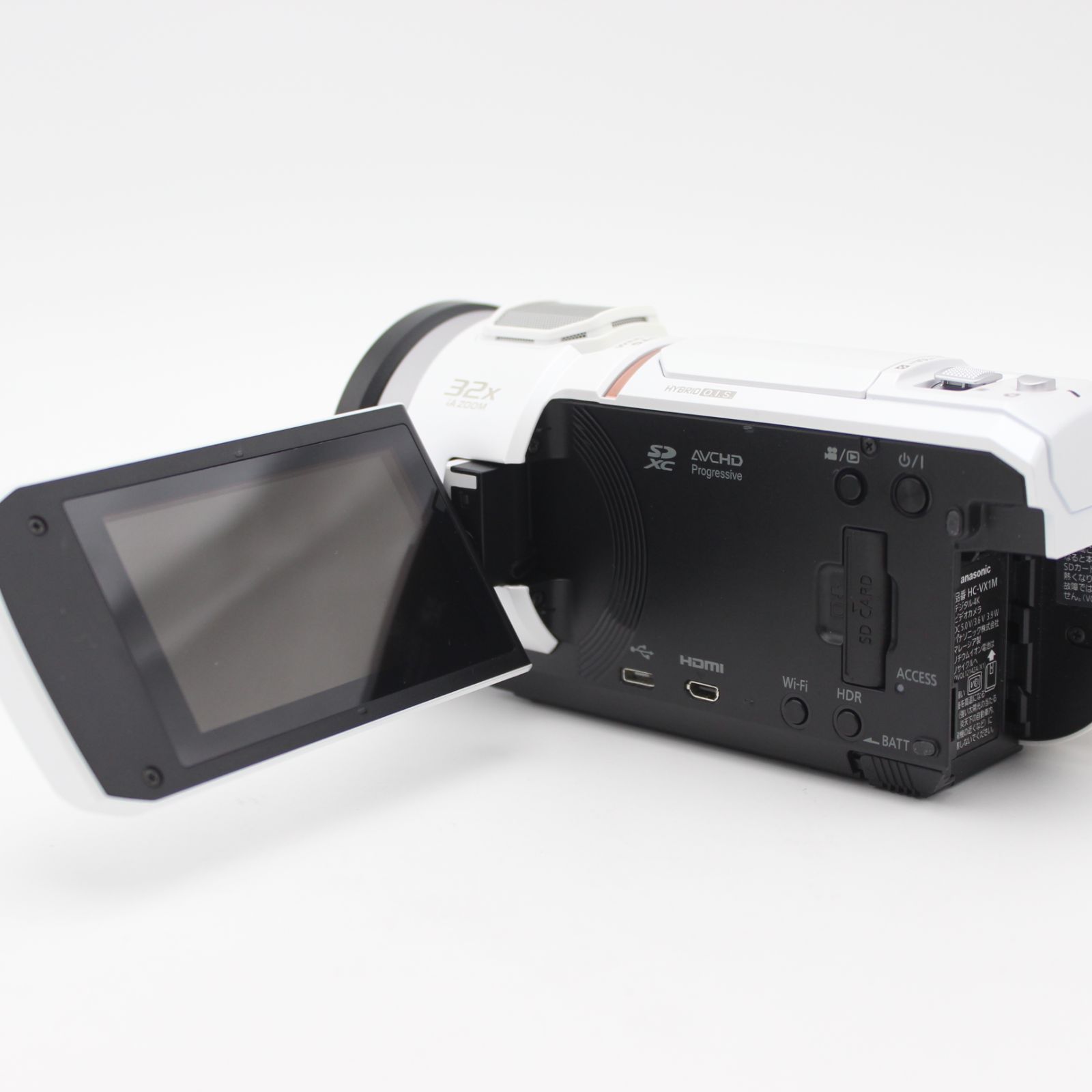 □ほぼ新品□ PANASONIC パナソニック 4K ビデオカメラ ホワイト HC
