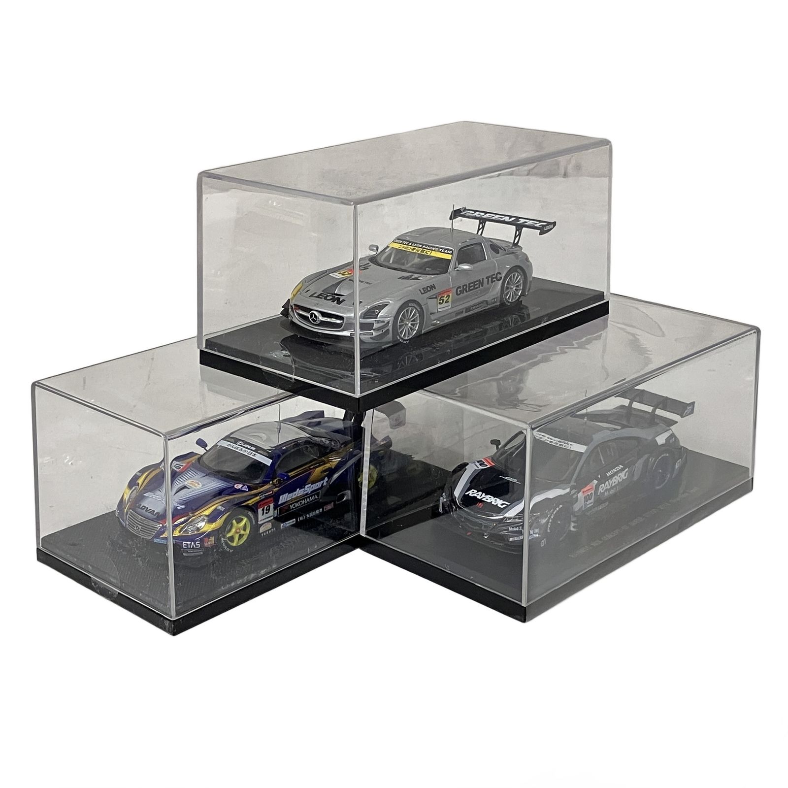 EBBRO エブロ 1|43 RAYBRIG SUPER GT 500 2014 okayama test NSX ミニカー おまとめ 3点 セット