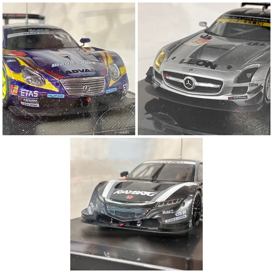 EBBRO エブロ 1|43 RAYBRIG SUPER GT 500 2014 okayama test NSX ミニカー おまとめ 3点 セット