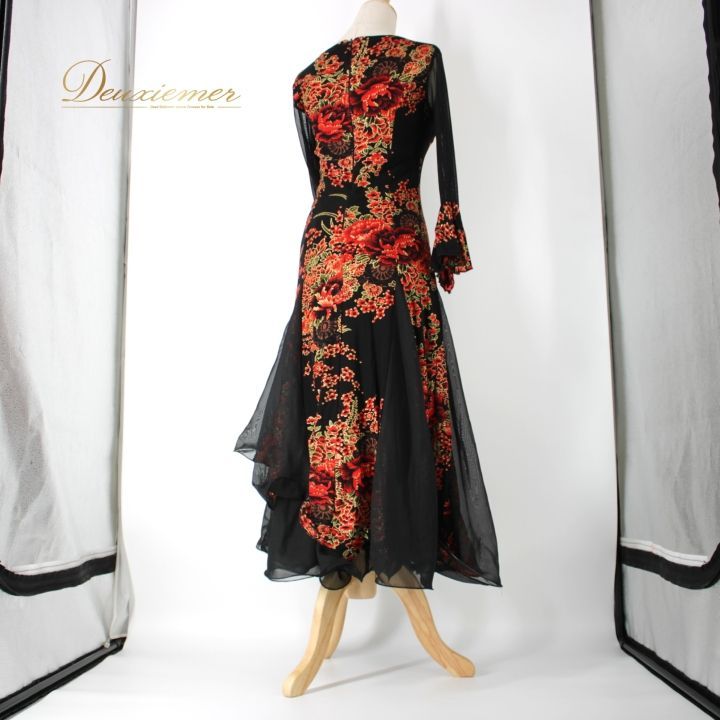 社交ダンス 衣装 スタンダード ドレス ワンピース パーティドレス