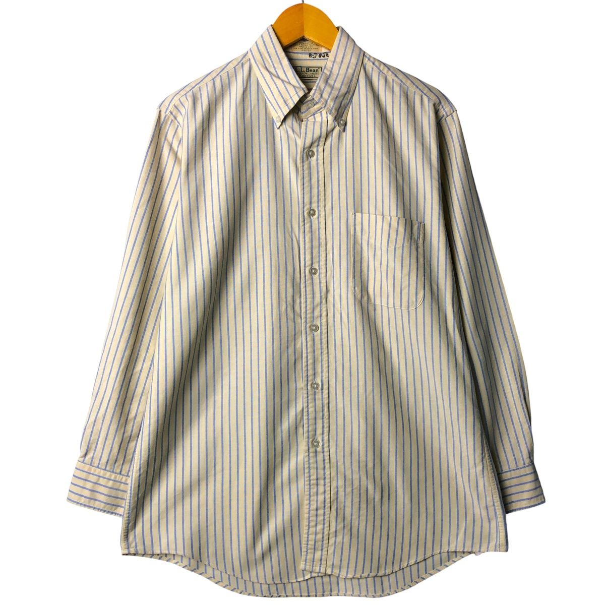 古着 80~90年代 エルエルビーン L.L.Bean 長袖 ボタンダウンストライプ