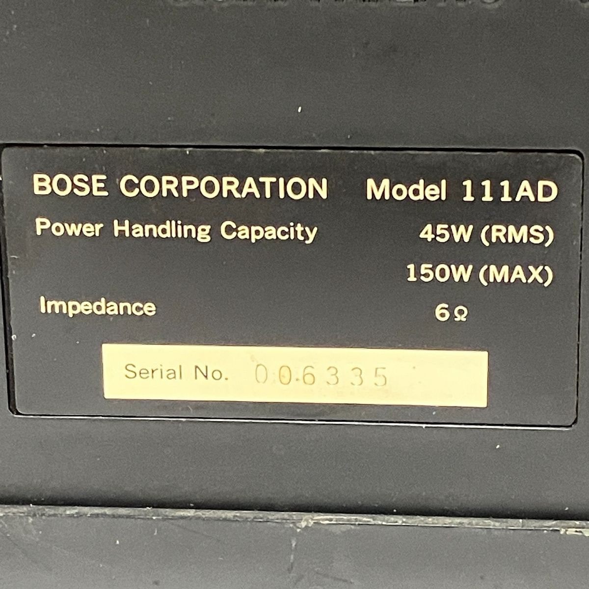 BOSE 111AD スピーカー ペア 音響機材 ボーズ 中古 T10842755 - メルカリ