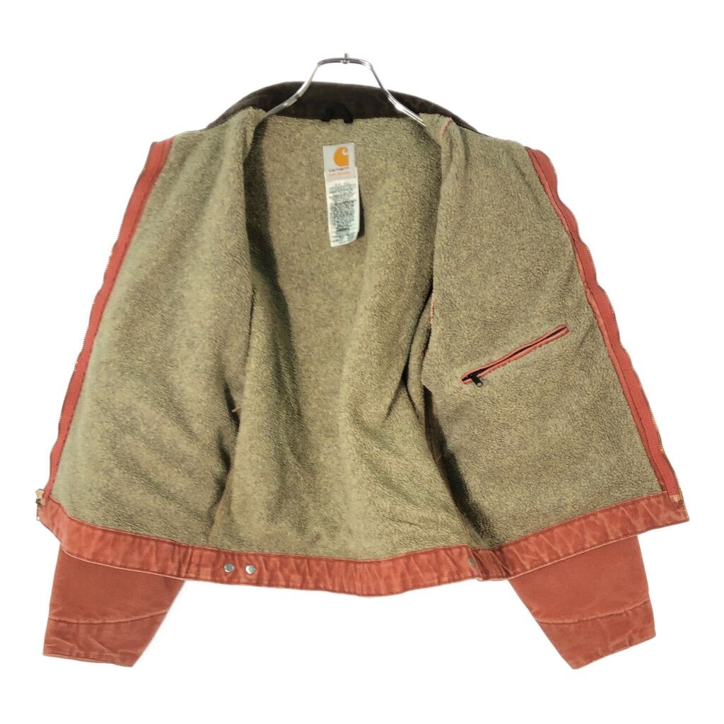00年代 Carhartt カーハート デトロイトジャケット サーモンピンク