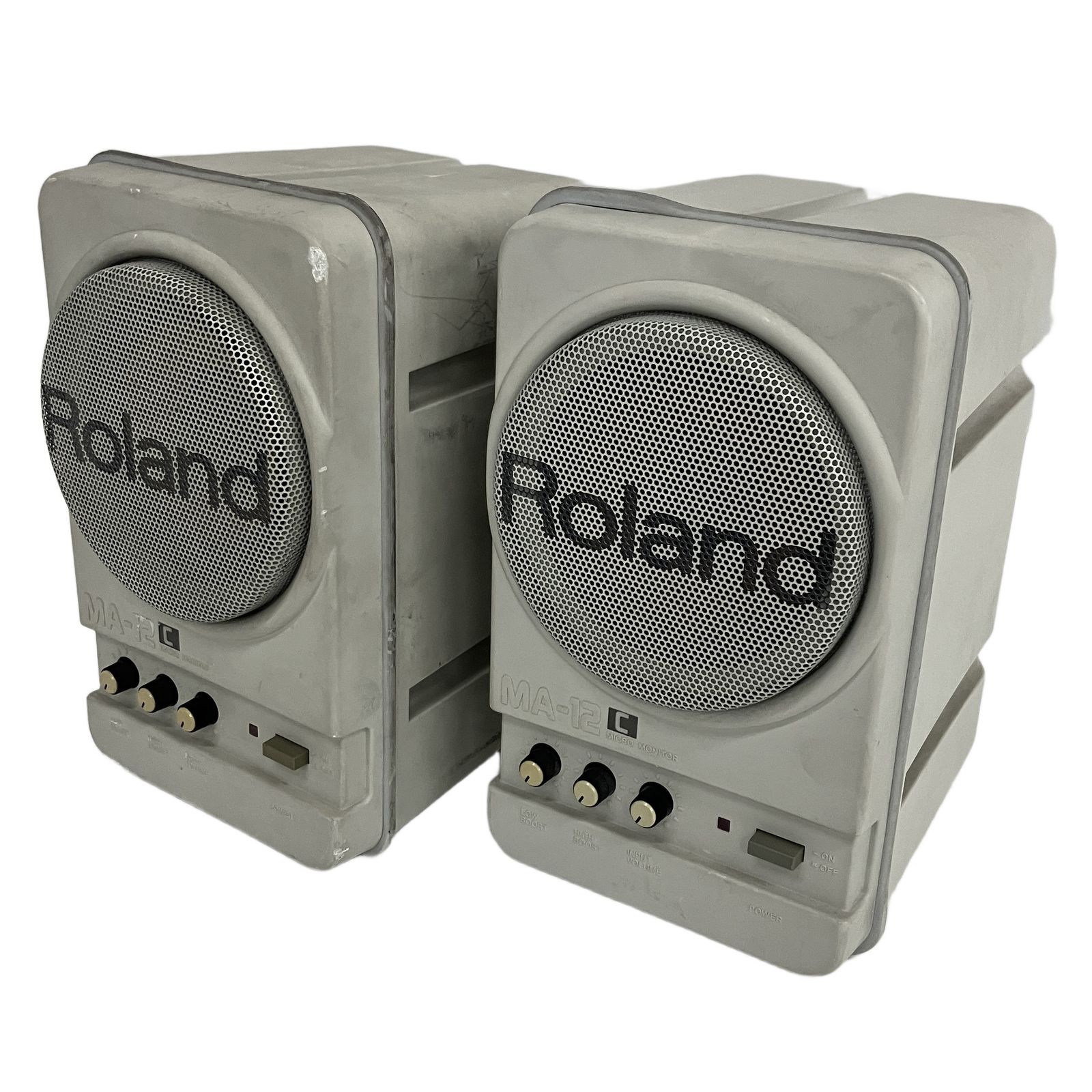 Roland MA-12C モニタースピーカー ペア 音響機材 ローランド 訳あり