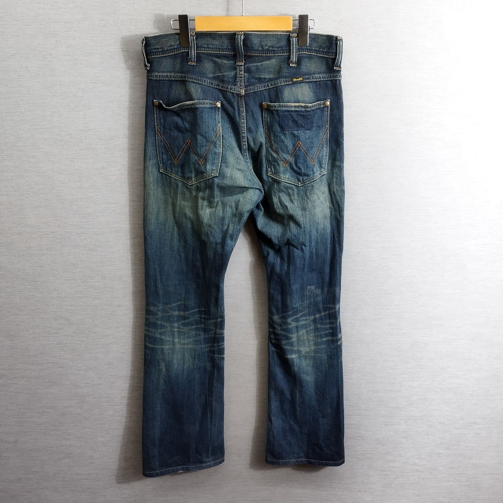 Wrangler ラングラー USED加工 フレア ブーツカット デニム パンツ 