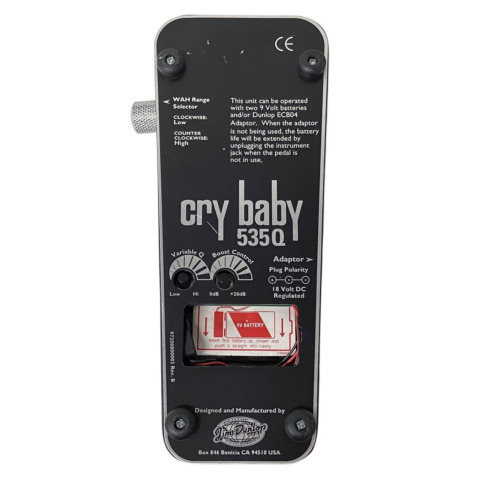 Jim Dunlop 535Q Cry Baby Multi-Wah ワウペダル 音響機材 ジャンク