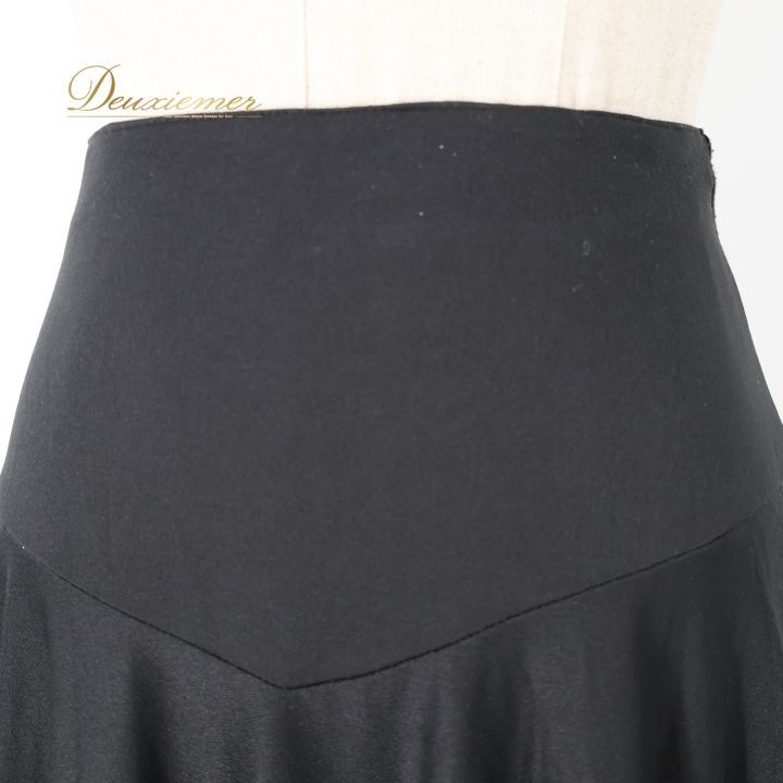 フラメンコ 衣装 ファルダ スカート ブラック系 無地 シンプル 黒 練習