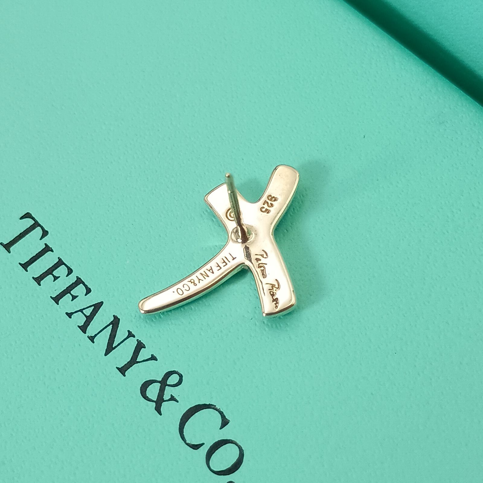TIFFANY&Co. ティファニー キス クロス ピアス 片耳 レディース