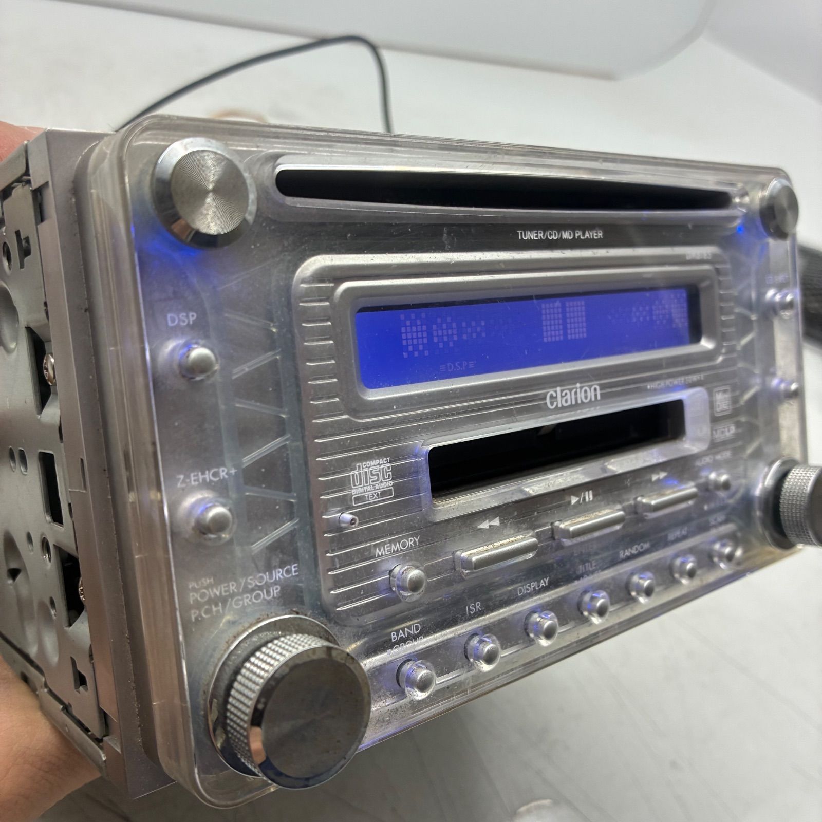 良品】clarion クラリオン DMB165 2DIN プレーヤー デッキ カー