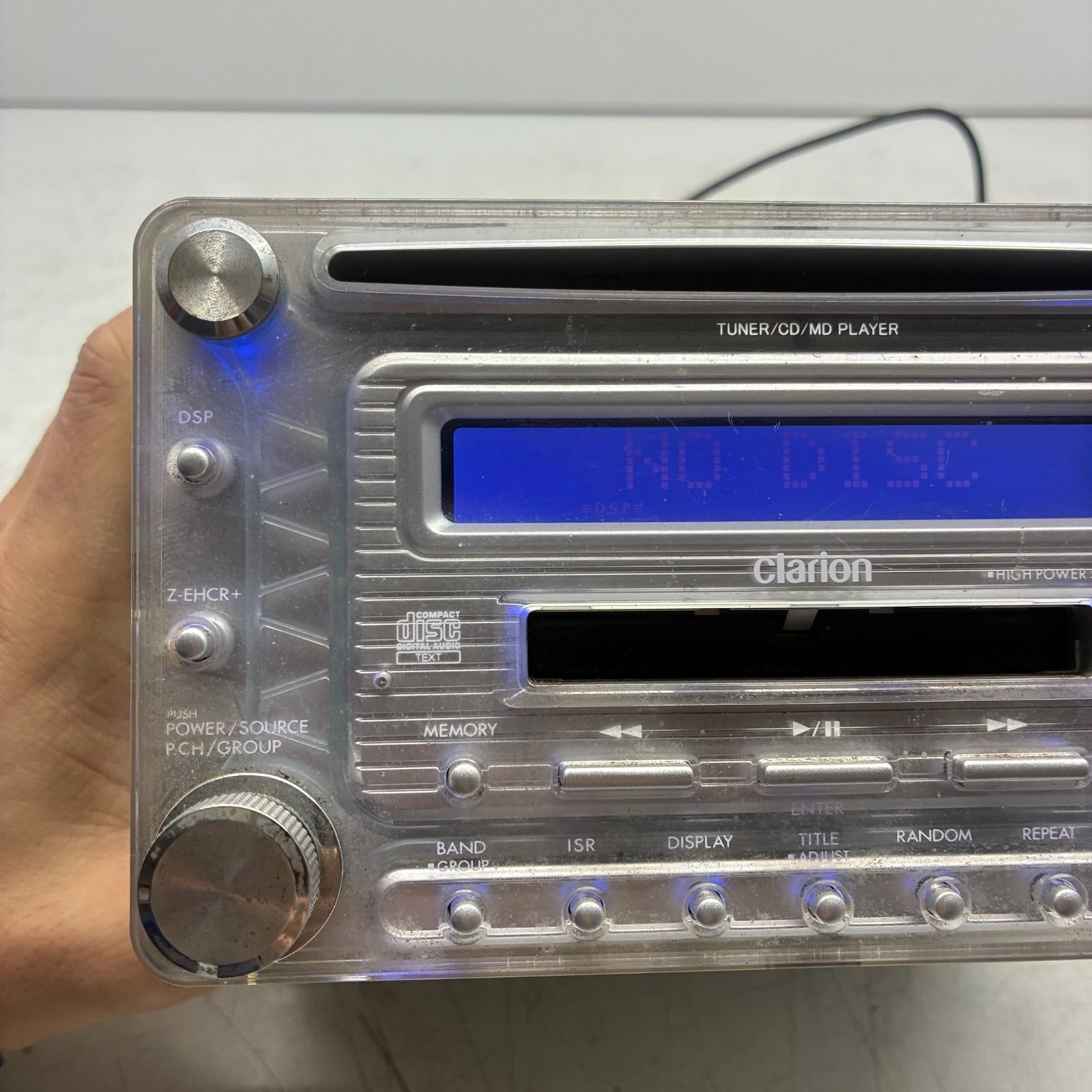 良品】clarion クラリオン DMB165 2DIN プレーヤー デッキ カー