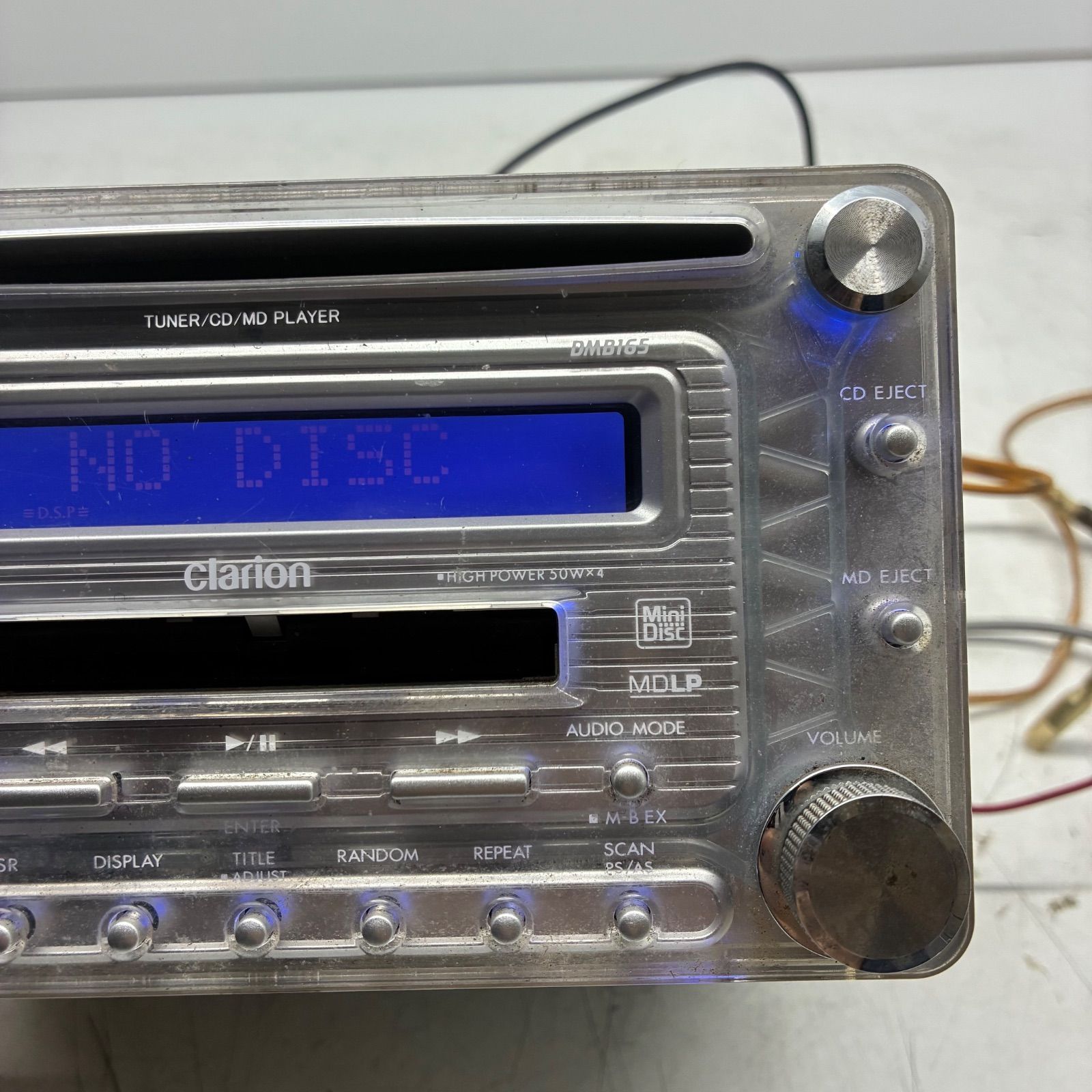 clarion DMB165 2DINデッキ Y【良品】clarion クラリオン DMB165 2DIN プレーヤー デッキ カー