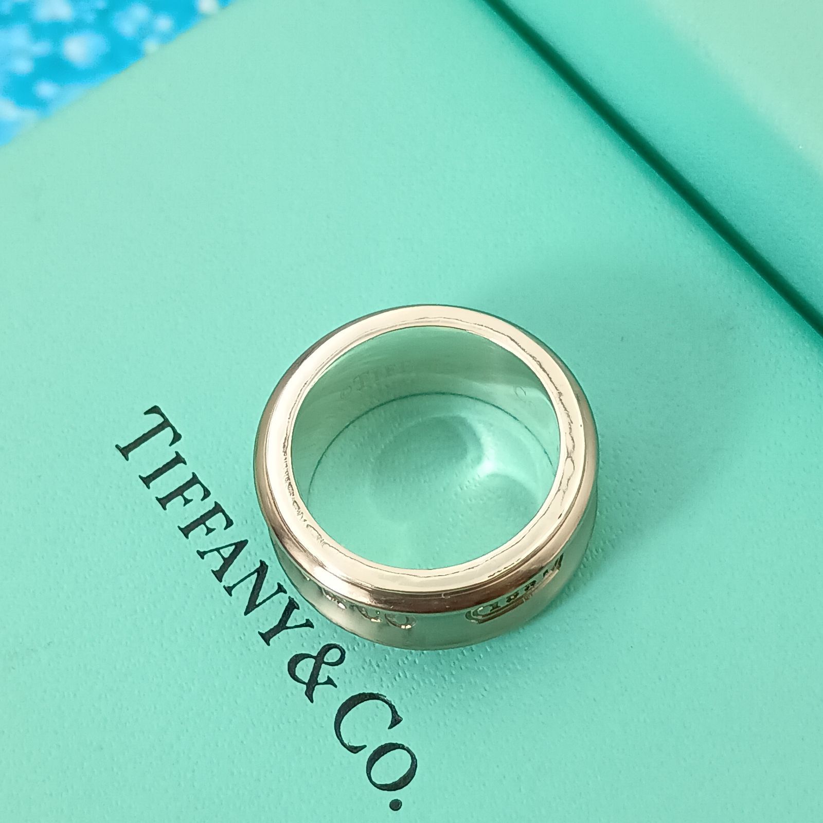 TIFFANY&Co. ティファニー 8号 チタン ナローリング メンズ レディース