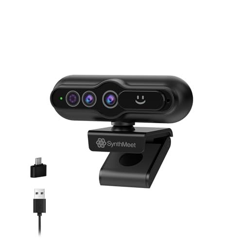 2 K Windows Hello ウェブカメラ 顔認識カメラ 会議やビデオ通話用の USB ノイズ低減マイク 自動光補正 84° 広視野角 スライド式プライバシーカバー Micros a 1 d 05142