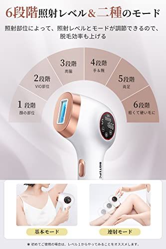 HIPL光脱毛器 無痛ケア