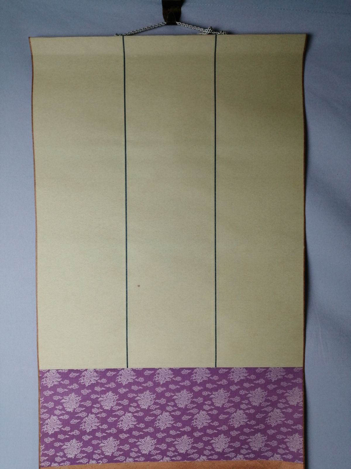 茶道具】納屋宗淡筆 短冊『茶心道古今』 記念色紙掛セット 茶掛 掛軸