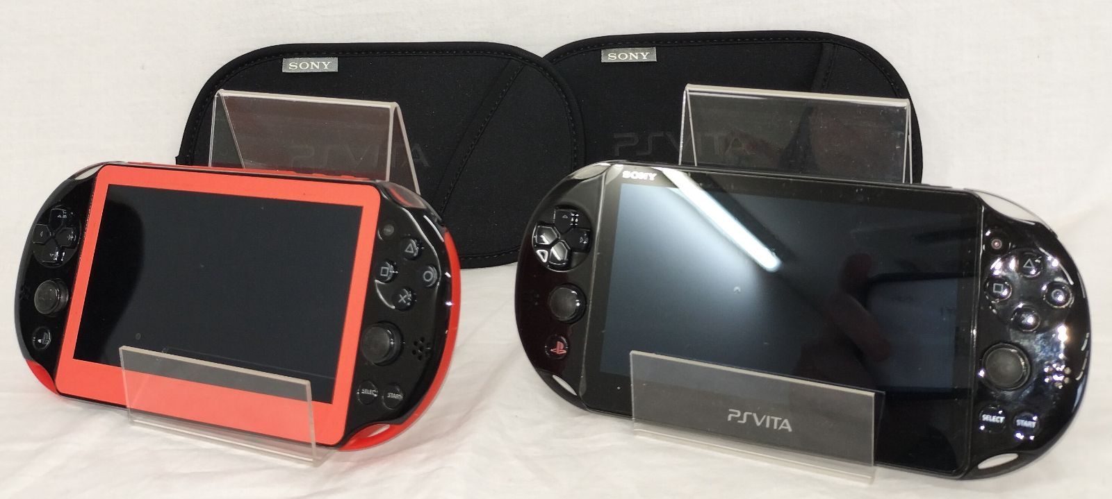 PS Vita 2台セット 簡易 ソフトケース付 PSVita プレイステーション ヴィータ 本体