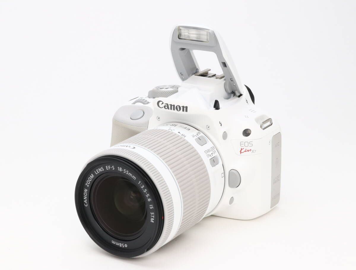 B+ (並品) Canon キヤノン EOS Kiss X7 EF-S 18-55mm IS STM レンズ