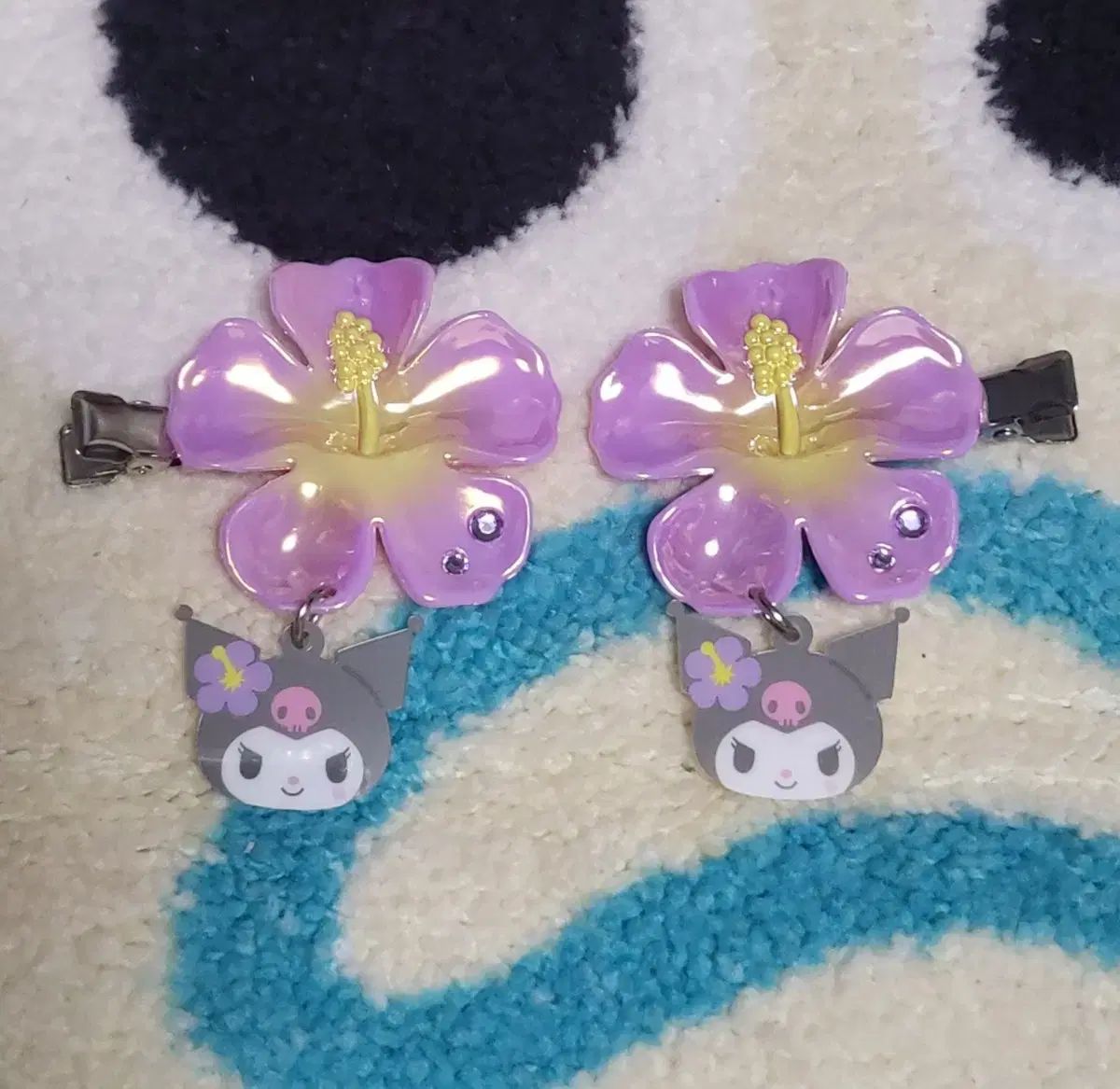 サンリオ 平成 コギャル シリーズ ハイビスカス ヘアクリップ クロミ