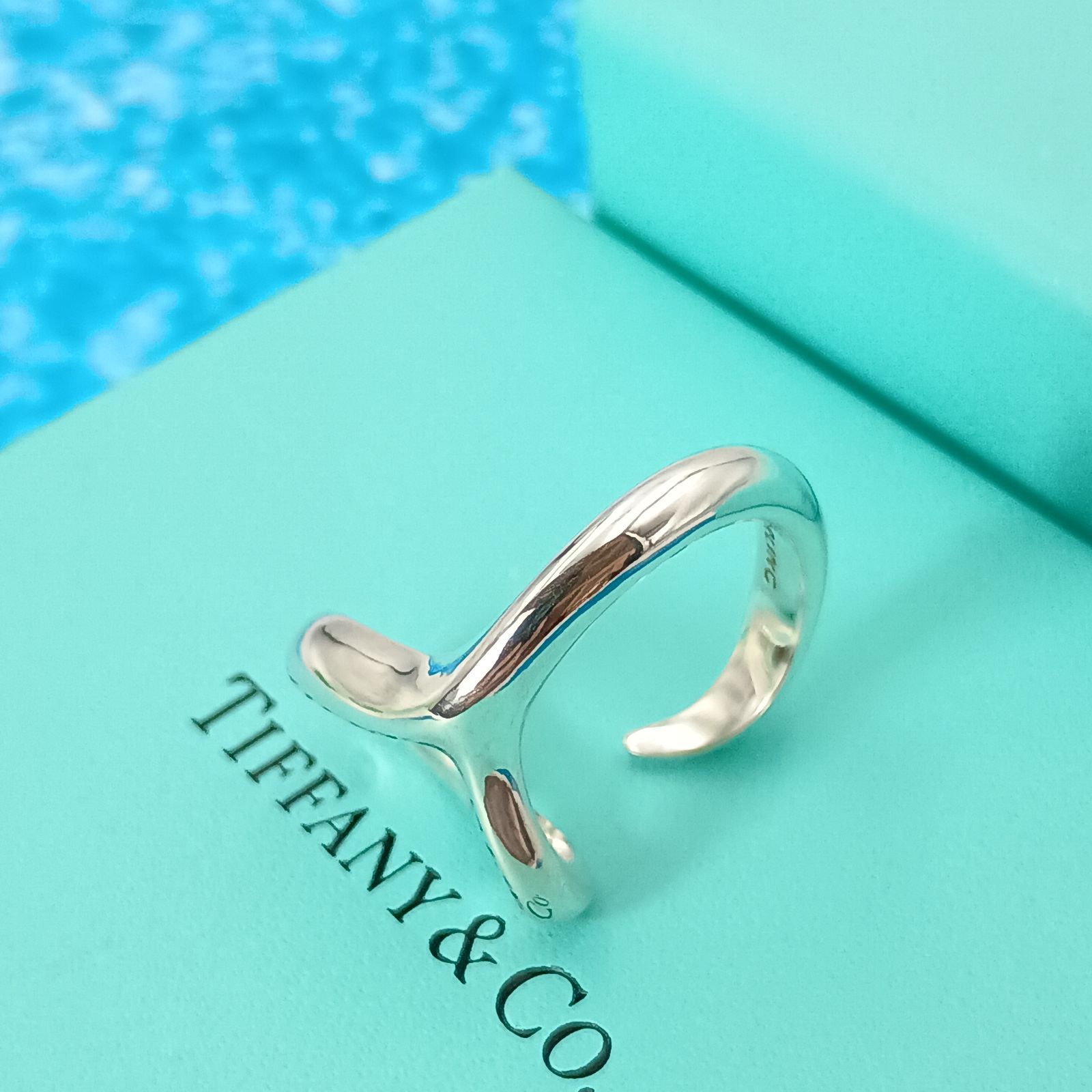 TIFFANY&Co. ティファニー 11号 オープンハート リング 指輪
