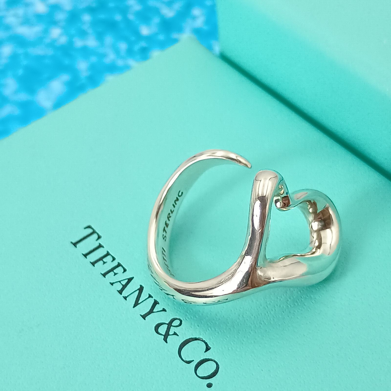 TIFFANY&Co. ティファニー 11号 オープンハート リング 指輪