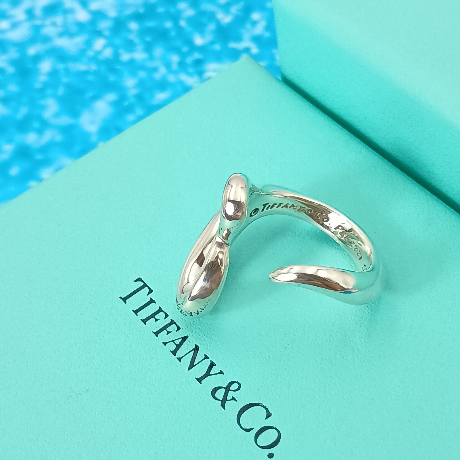 TIFFANY&Co. ティファニー 11号 オープンハート リング 指輪