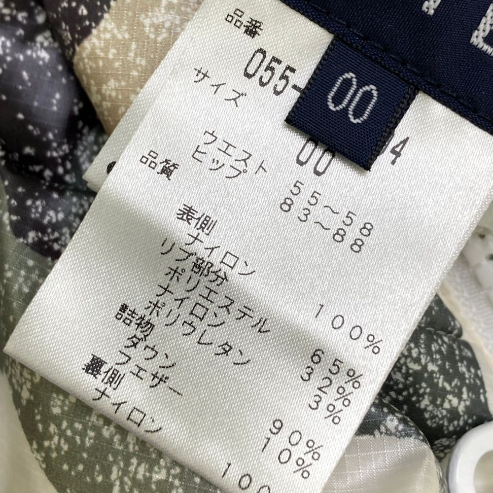 サイズ：00 PEARLY GATES パーリーゲイツ リバーシブル ダウンスカート