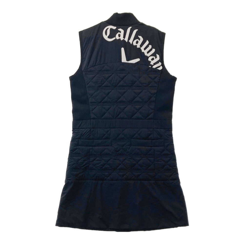 サイズ：L CALLAWAY キャロウェイ 中綿 ワンピース ブラック系