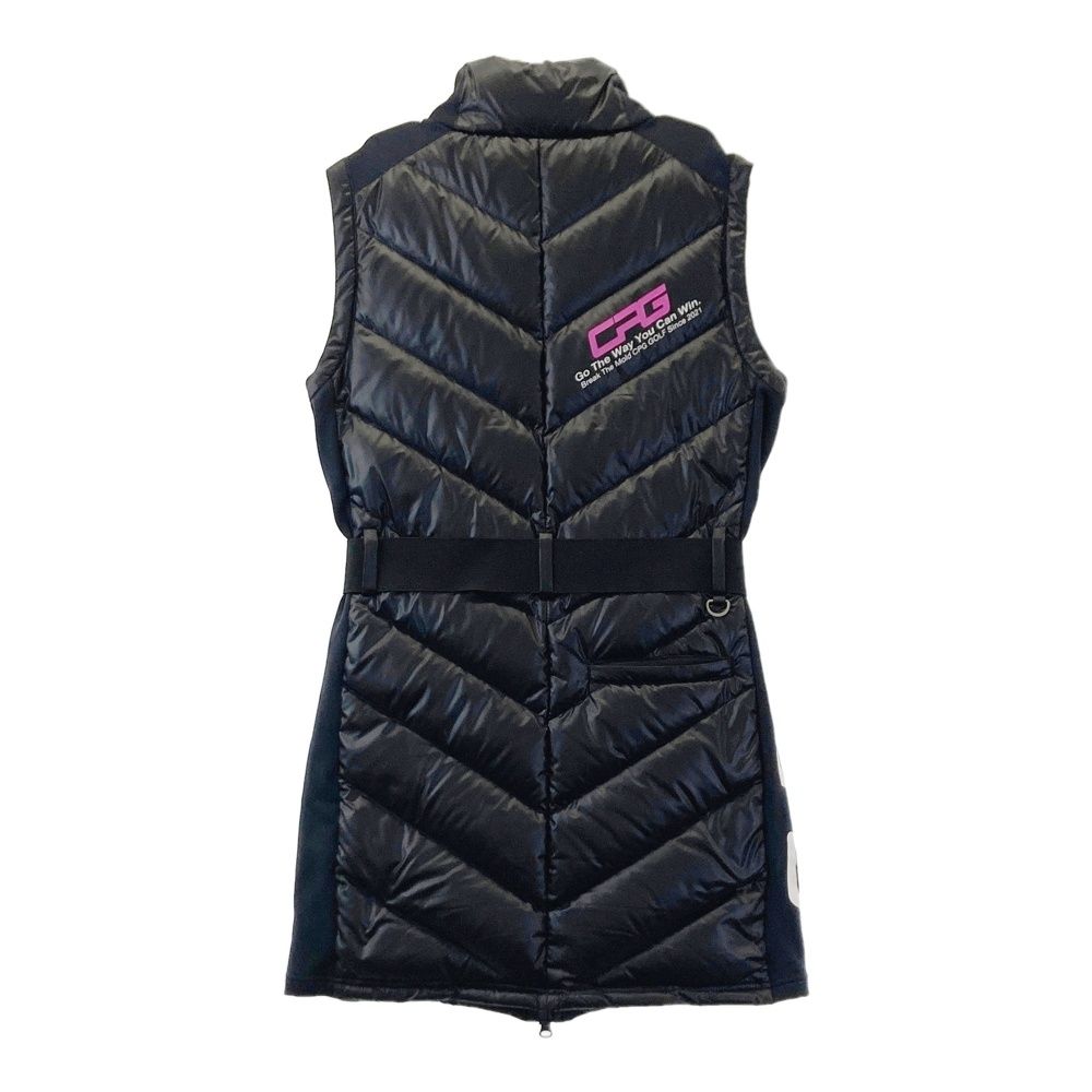 Munsingwear ダウン ノースリーブワンピース ゴルフウェア ネイビー