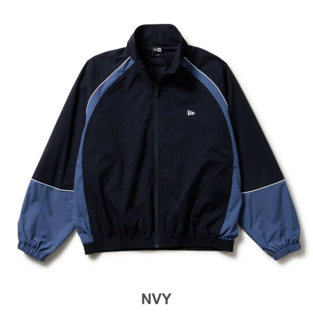 NEW ERA ネイビー ジャケット X LARGE ニューエラ ジャケット オーバーサイズド パイピング トラック