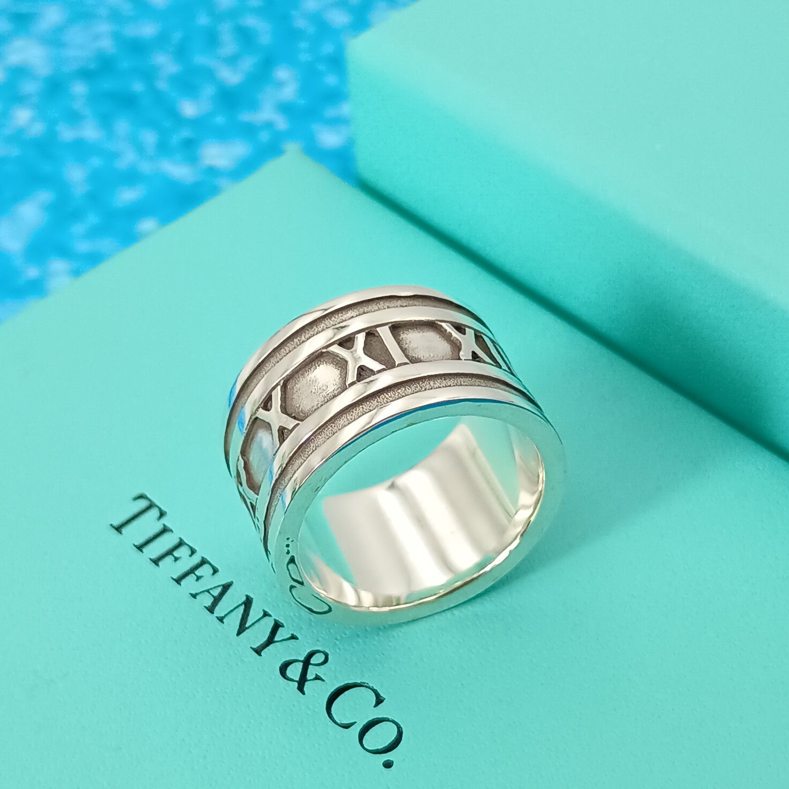 TIFFANY&Co. ティファニー 13号 ワイド アトラス リング レディース