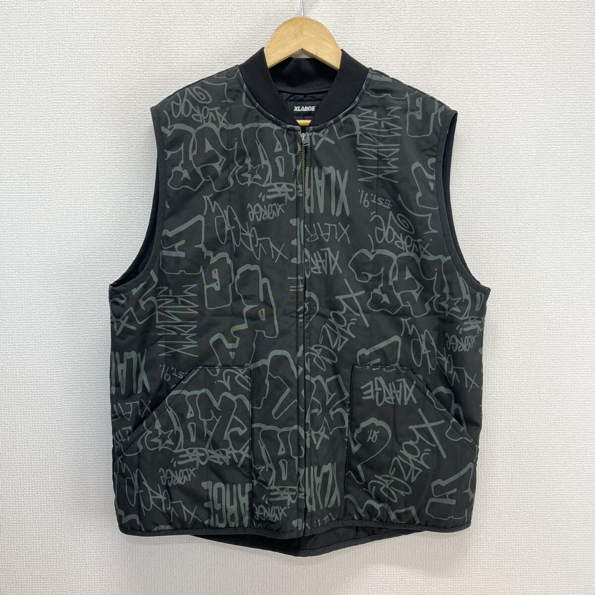 XLARGE エクストララージ 101234021003 GRAFFITI WORK VEST 