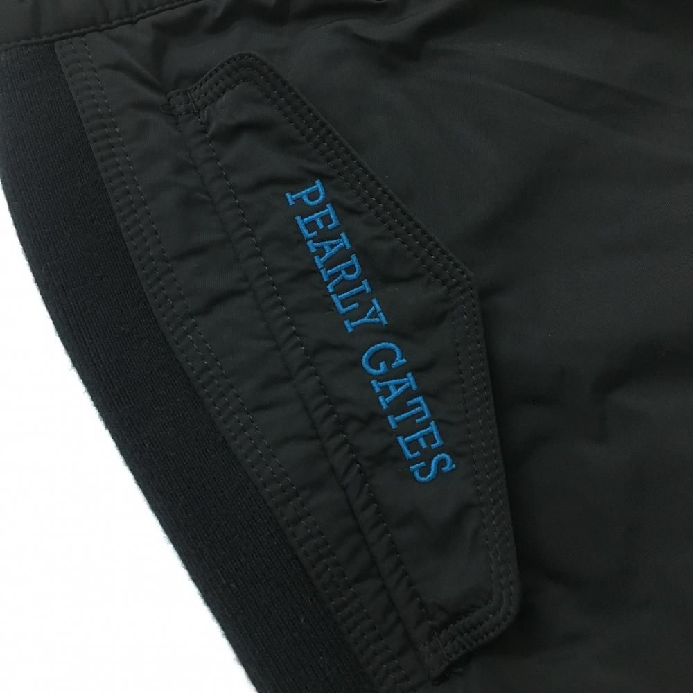 パーリーゲイツ パンツ 黒 裾ドローコード 裏地付き メンズ 6(XL