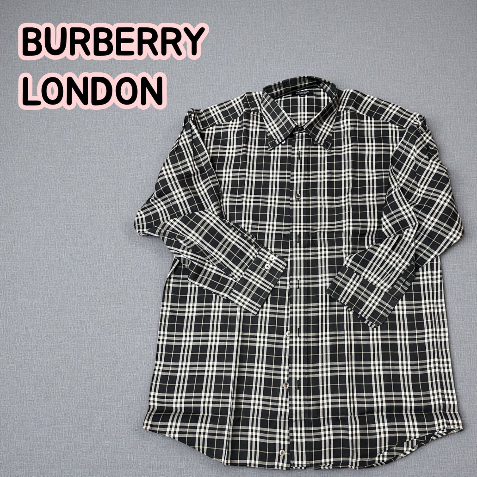 BURBERRY LONDON ノバチェック柄 長袖シャツ 綿混 BURBERRY LONDON
