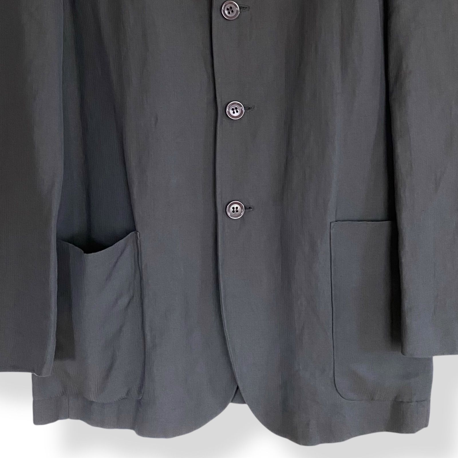 ARMANI COLLEZIONI ウールテーラードジャケット 38 グレー Giorgio Armani Collezioni Men's Unstructured Jacket, Sz 48 IT 38