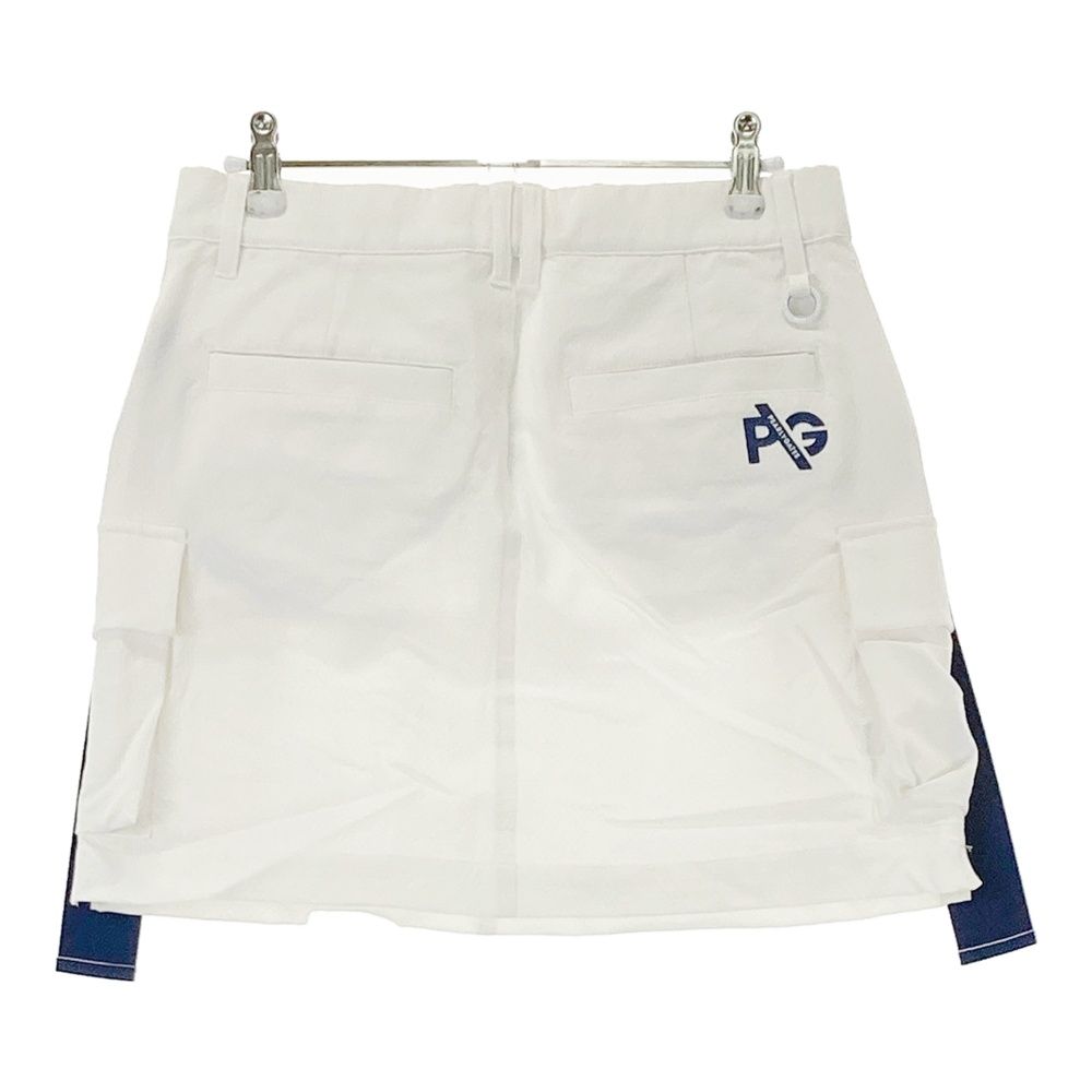 新品！パーリーゲイツゴルフ用スカート ホワイトサイズ1 サイズ：1 PEARLY GATES パーリーゲイツ ナイロン ストレッチスカート