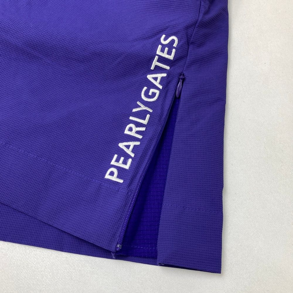 サイズ：00 PEARLY GATES パーリーゲイツ ナイロンスカート パープル系