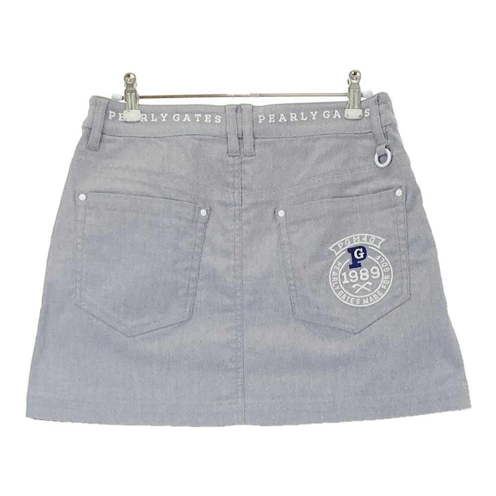 新品 パーリーゲイツ スカート ゴルフ サイズ0 グレー ウエストゴム 台形 S サイズ：0 PEARLY GATES パーリーゲイツ 30周年 ストレッチスカート