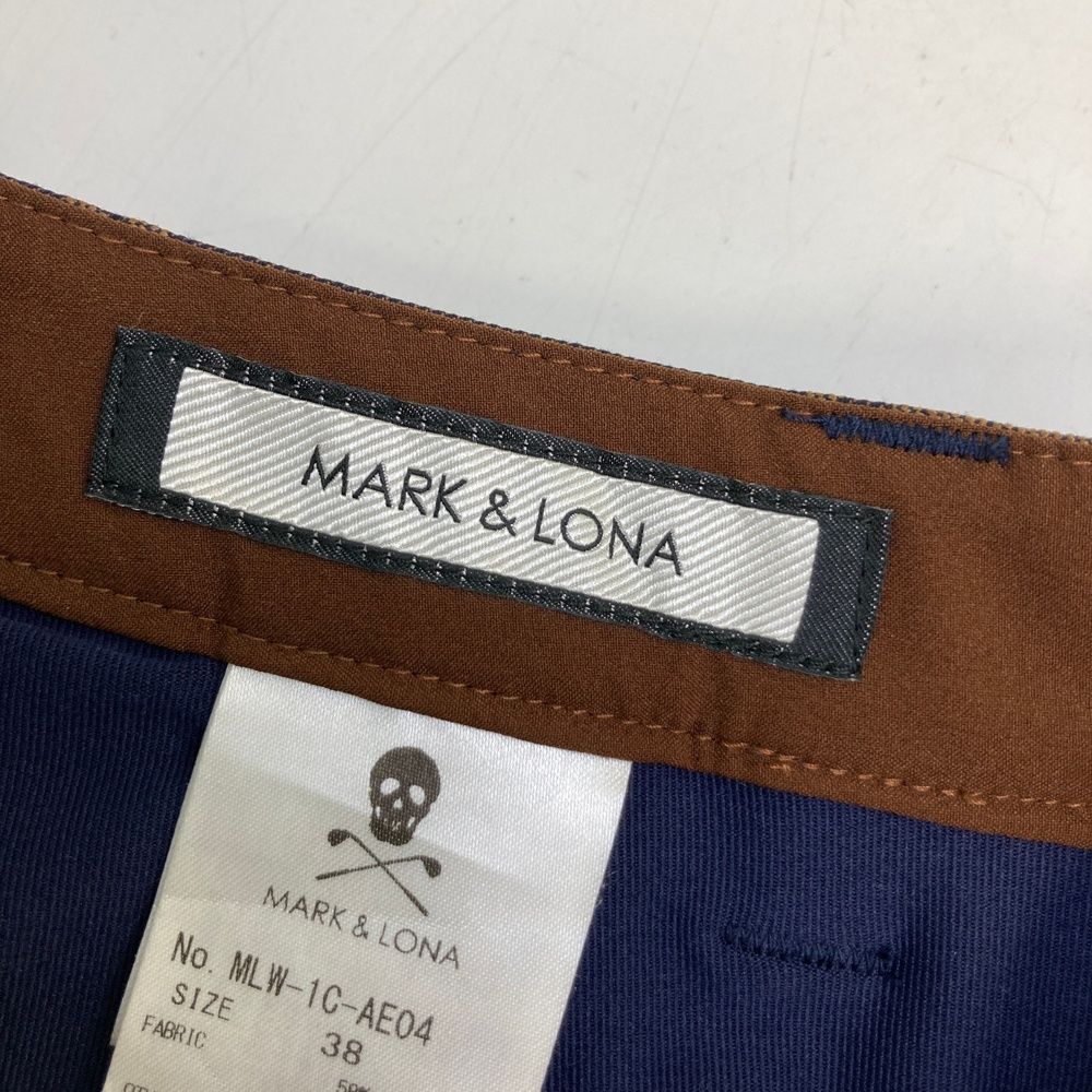 サイズ：38 MARK&LONA マークアンドロナ インナー付スカート プリーツ