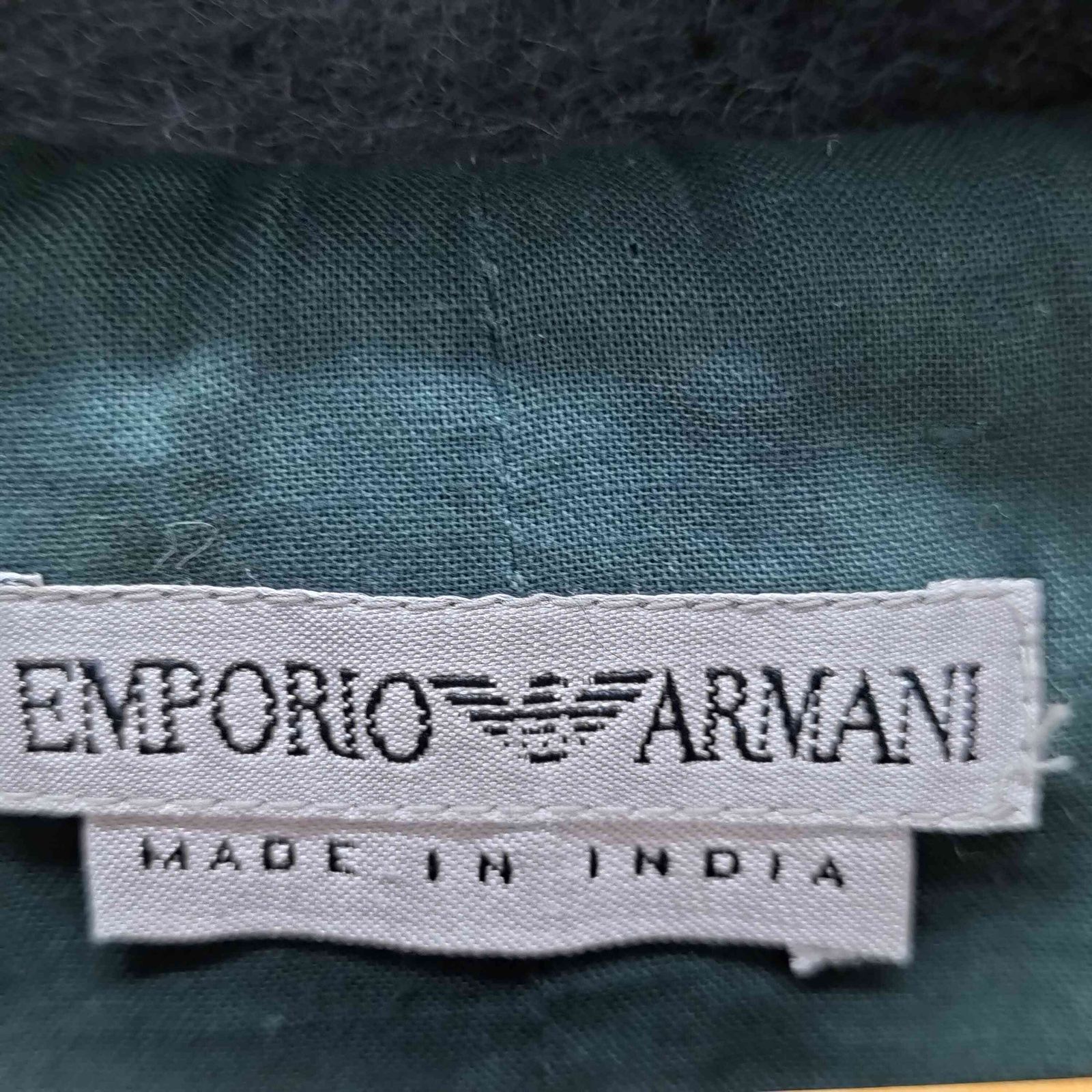 エンポリオアルマーニ EMPORIO ARMANI 90-00s アルパカ混 ホックボタン 