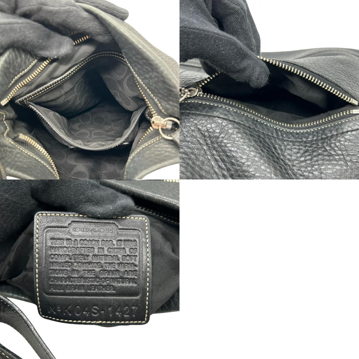 美品 コーチ COACH ショルダーバッグ 斜め掛け クロスボディ レザー 本  