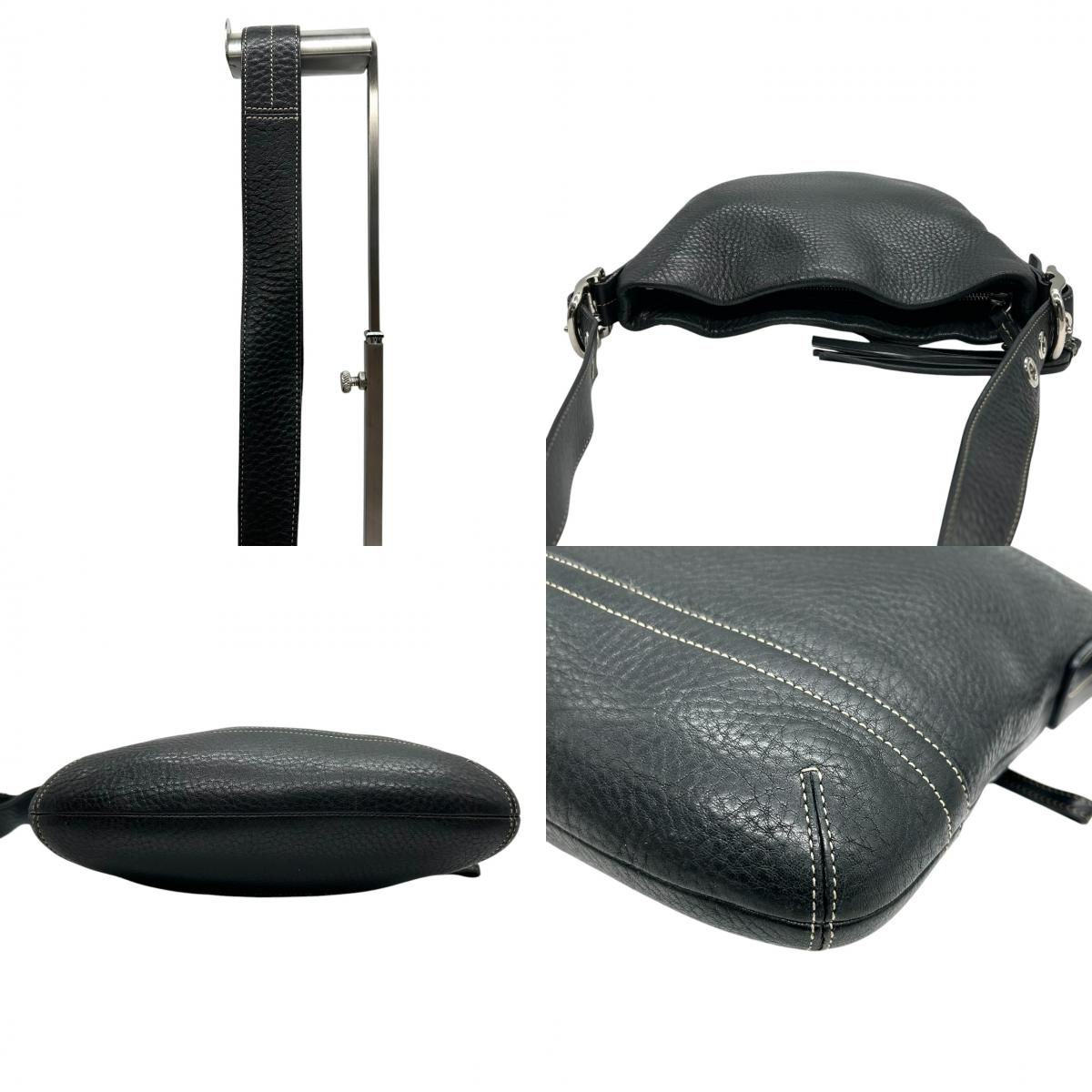 美品 コーチ COACH ショルダーバッグ 斜め掛け クロスボディ レザー 本  