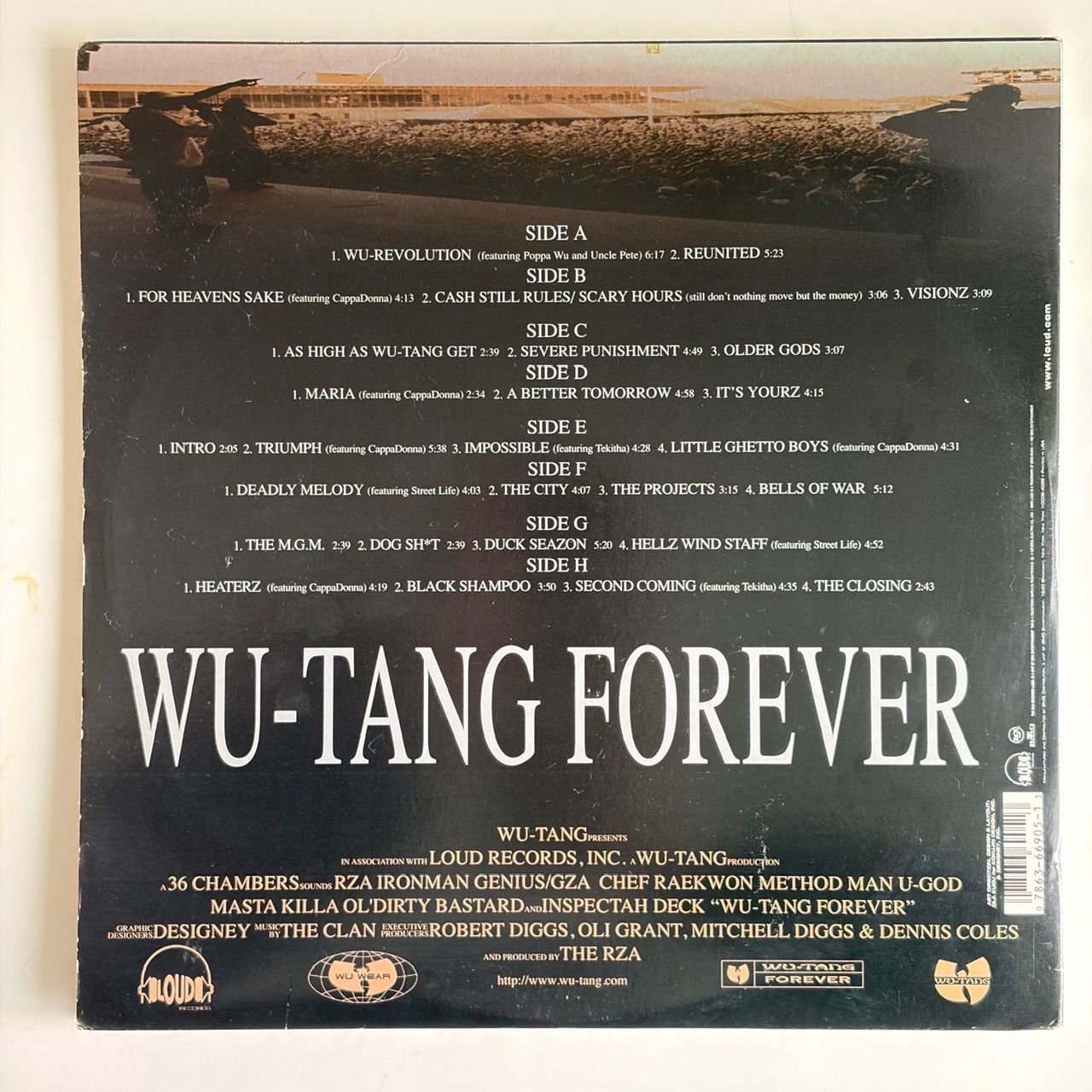 良品】WU-TANG CLAN ウータン・クラン / WU-TANG FOREVER 4LP アナログ