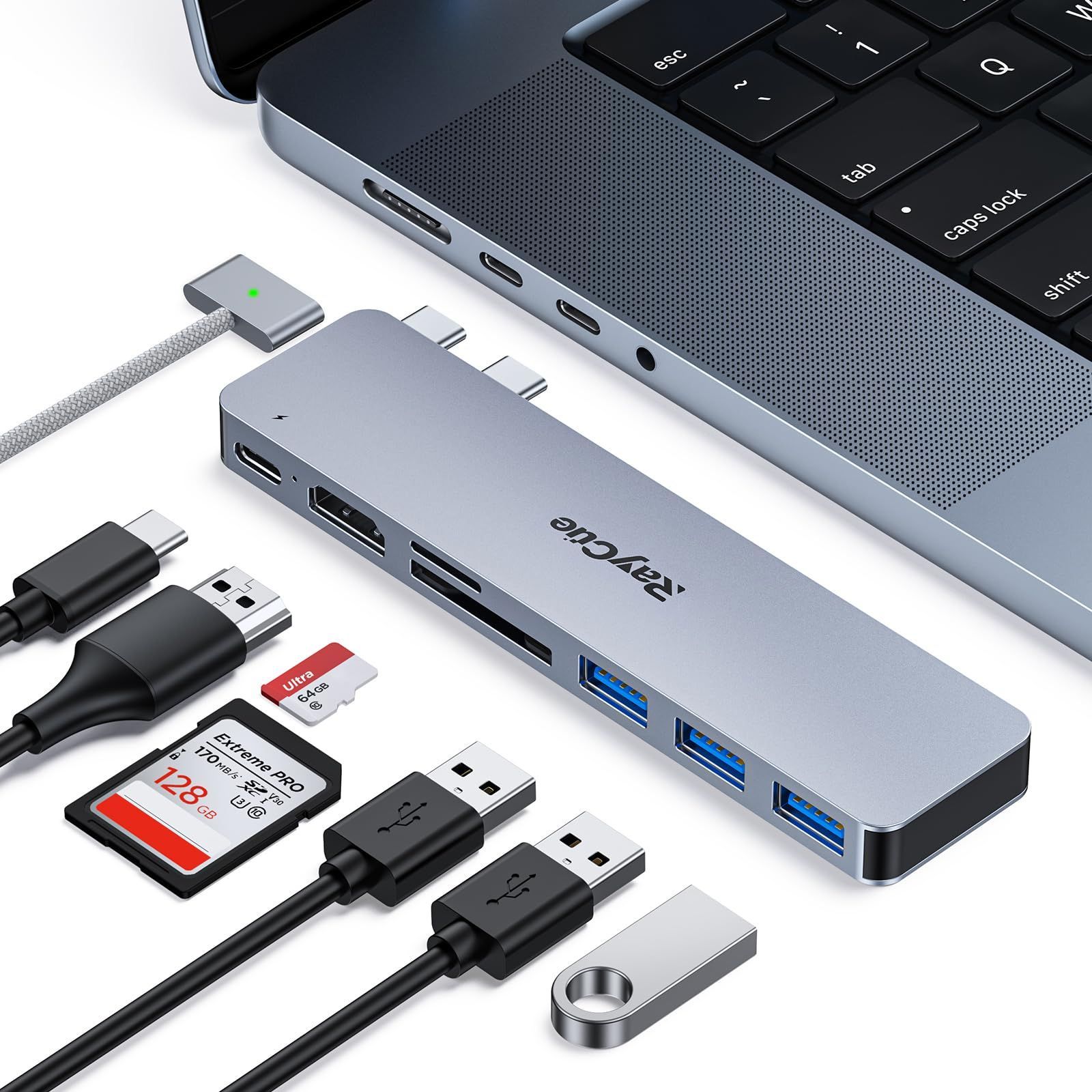 人気商品】Air/Pro ハブ 7ポートUSB C 変換アダプタ Macbook