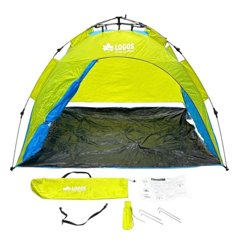 LOGOS ロゴス ワンタッチテント ポップアップテント グリーン×ブルー