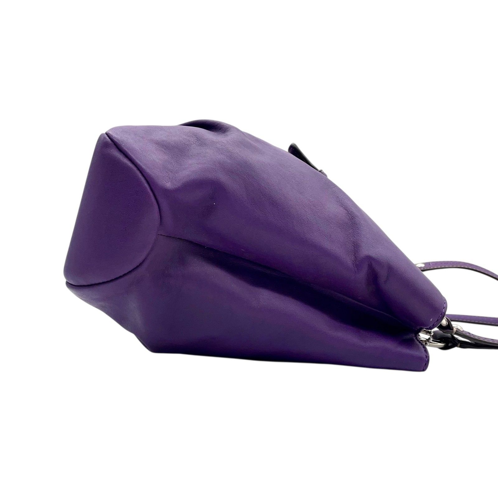 コーチ COACH ソーホー ハンドバッグ オールレザー パープル 紫