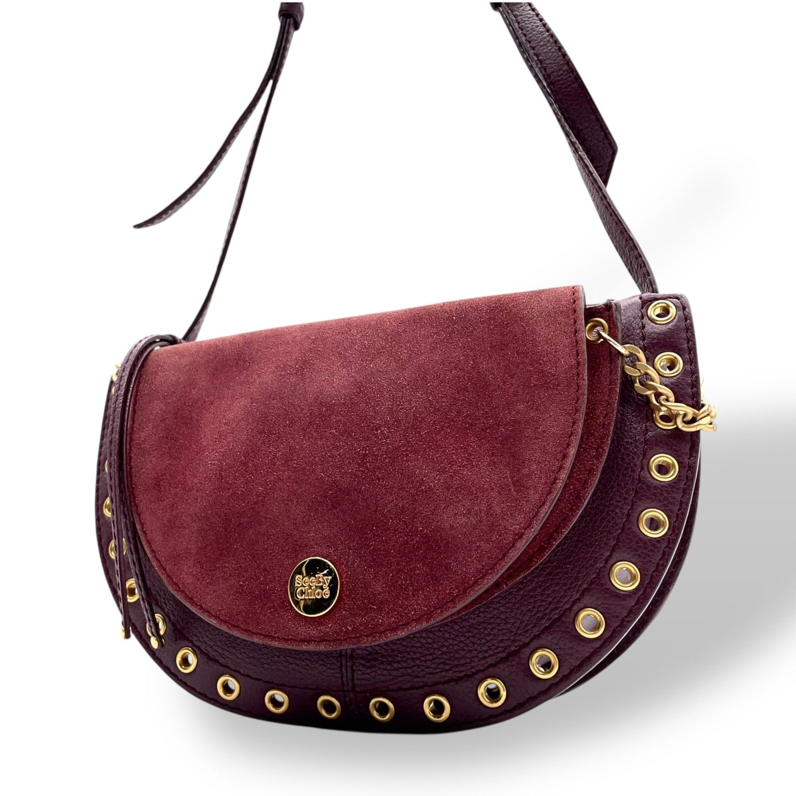 美品 SEE BY CHLOE シーバイクロエ ショルダーバッグ KRISS クロス 
